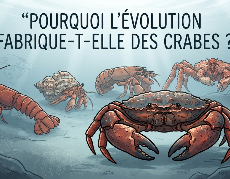 Pourquoi l’évolution semble-t-elle fabriquer des crabes ?